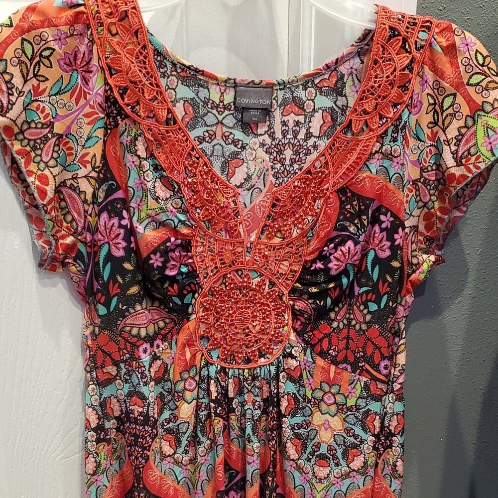 Multi color dressy shirt